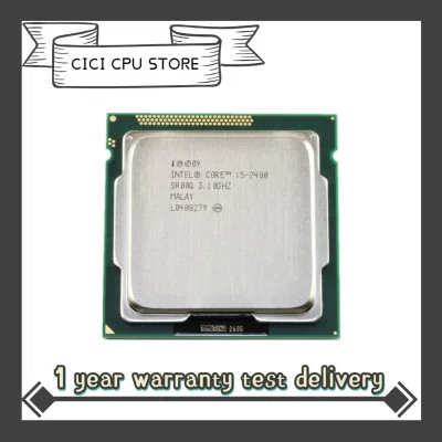 Procesador intel core i5 2400 Quad-core, 3,1 GHz, LGA 1155, TDP 95W, 6MB de caché, i5-2400, CPU de escritorio