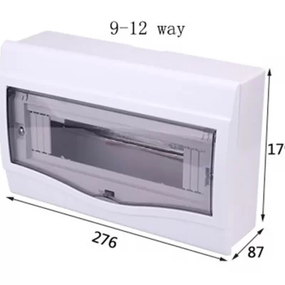 Caja de distribución eléctrica montada en superficie, protección de disyuntor, 2, 4, 5, 8, 9, 12, 13, 16 vías