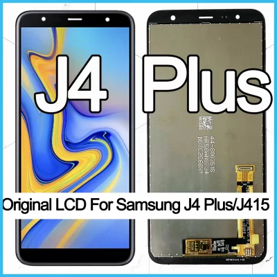 Recambio de pantalla táctil LCD original para móvil, Samsung Galaxy J4 + J415 SM-J415F J415FN, montaje de pantalla táctil