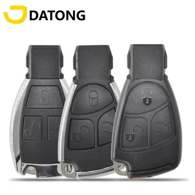 Datong-carcasa para llave de coche, pieza de cubierta de tarjeta inteligente modificada, para Mercedes Benz A, C, E, S, clase W203, W211, W204, CLS, CLK