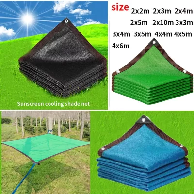 Red de sombreado anti-UV HDPE para exteriores, 12 Pines, 90% de tasa de sombreado, pérgola para coche, garaje, cobertizo de lluvia, Red de sombreado negro