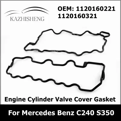 Junta de cubierta de válvula de motor de cilindro de coche, accesorio izquierdo y derecho para Mercedes Benz C240, S350, C320, CLK320, E320, ML350, 1120160221, 1120160321