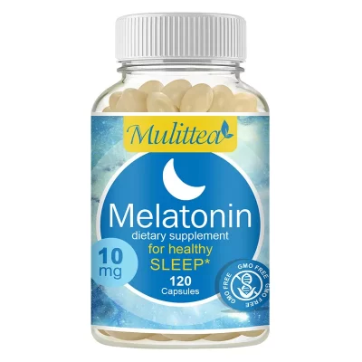 Mulittea-ayuda para aliviar la ansiedad y el estrés, ayuda para dormir profundamente, ayuda a aliviar el insomnio, melatonina, para los ancianos de mediana edad, tiempo de sueño saludable