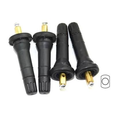 Válvula de sensor de presión de neumáticos TPMS, boquilla de goma recta para rueda de disco sin cámara, nueva versión