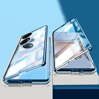Funda de teléfono móvil Ultra transparente de doble cara, cubierta de vidrio anticaída, lente todo incluido, carcasa para Honor 70 Pro, Honor 70pro