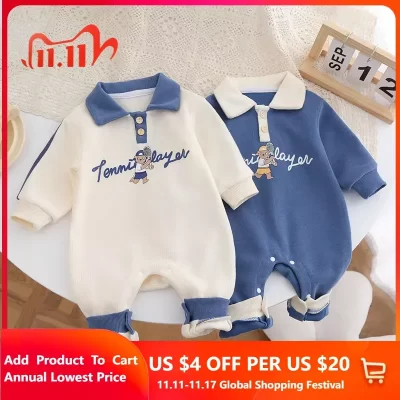 Fmpdc-body de manga larga para niños y niñas, ropa de una pieza, 100% algodón, para recién nacidos de 0 a 2 años