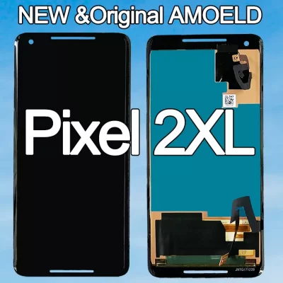 Pantalla táctil LCD Amoled 100% Original para Google Pixel 2 XL, montaje de digitalizador, piezas de repuesto