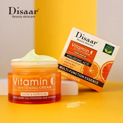 Disaar-crema facial blanqueadora con vitamina C, suero hidratante antienvejecimiento, elimina las marcas de acné, ilumina la piel, cuidado coreano, 50ml