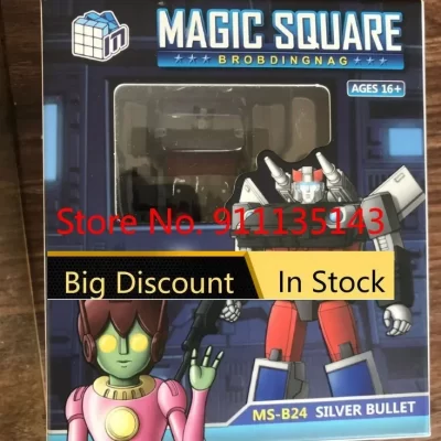 Magic Square-figura DE ACCIÓN DE MS-B24, Bluestreak, MS-TOYS, tercera fiesta, juguete, en Stock