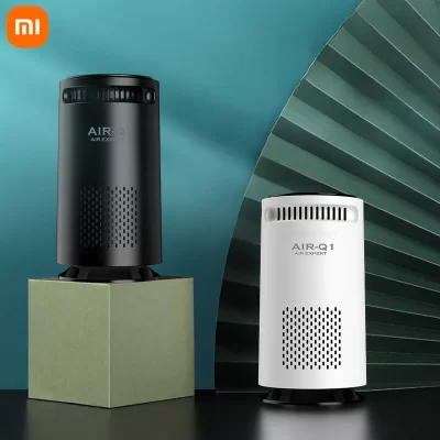 Xiaomi-Mini purificador de aire de iones negativos para el hogar, limpiador de aire portátil USB de bajo ruido, eliminador de polvo, formaldehído, ambientador de humo