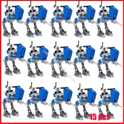 Juego de bloques de construcción modelo clon wars para niños, juguete de construcción de MOC-35960 ATRTS, regalo para niños, Mini juguetes para pasatiempos DIV, en stock