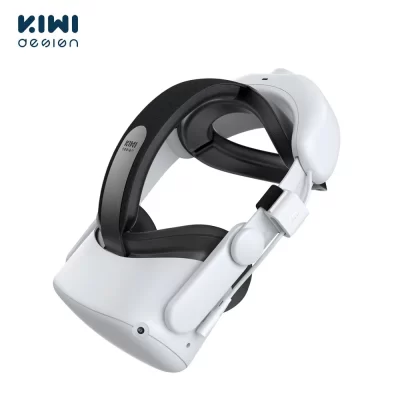 KIWI-correa para la cabeza con batería, accesorio para Oculus Quest 2, supercómodo, duradero, 6400mAh