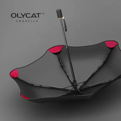 OLYCAT-paraguas ultraligero para niñas y niños, sombrilla transparente antiuv, plegable, a prueba de viento, para la lluvia