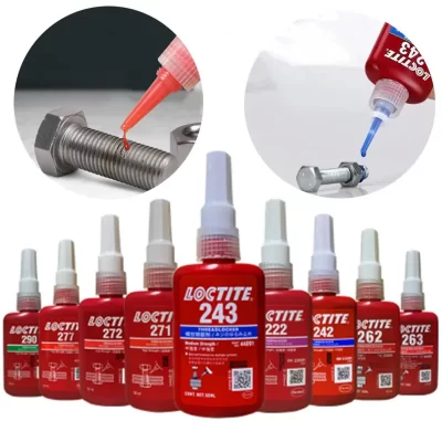 Threadlocker-pegamento adhesivo para tornillos Loctite, 50ml, 250ml, 222, 242, 243, 262, 263, 271, 272, 277, 290, 50ML