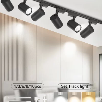 Juego completo de focos Led para iluminación interior, lámpara COB de 20/30/40W para decoración del hogar y tienda