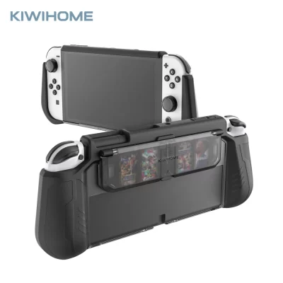 KIWIHOME-funda adaptable para Nintendo Switch, accesorios OLED, resistente a los golpes, diseño hueco, funda para Nintendo Switch