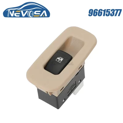 NEVOSA Interruptor de ventanilla eléctrica, botón de Control de cristal, piezas de coche, 96615377 para Chevrolet Lacetti Optra Buick Excelle 2008 2017