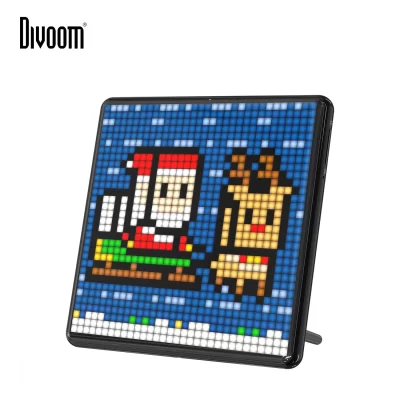 Divoom-marco de fotos Digital Pixoo Max, tablero de pantalla LED programable, arte de 32×32 píxeles, regalo de Navidad, decoración de luz del hogar