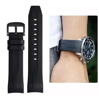 Correa de reloj de cuero genuino para Huawei, correa de reloj Samsung de 18mm, 24mm, 22mm, pulsera de cuero de vaca suave para hombres y mujeres, negro y marrón