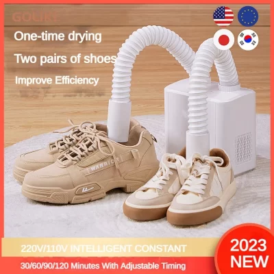 Secador de zapatos con temporizador electrónico para el hogar, esterilización de carbón activado, desodorizante, 220/110V
