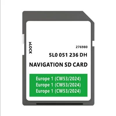 Tarjeta SD para SKODA Amundsen 2 SAT NAV, 32GB, Europa, Reino Unido, 2024, 5L0051236DH, mapas de navegación