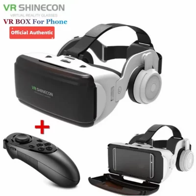 Caja de gafas VR de realidad Virtual Original, estéreo 3D, cartón de Google, auriculares VR, casco para teléfono inteligente IOS y Android, balancín inalámbrico