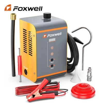 FOXWELL-Detector de fugas de humo de coche SD101, 12V, automotriz EVAP, tubo de aceite, generador de humo, herramientas de inspección mecánica