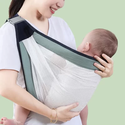 Portabebés Simple de un solo hombro, portabebés ligero y ahorrador de trabajo, transpirable, 0-36 meses