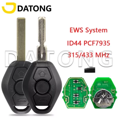 Datong World-mando a distancia inteligente para coche, dispositivo con Chip ID44 PCF7935, para BMW EWS System Z1 Z2 Z3 Z5 1 3 5 7 Series 315 Mhz